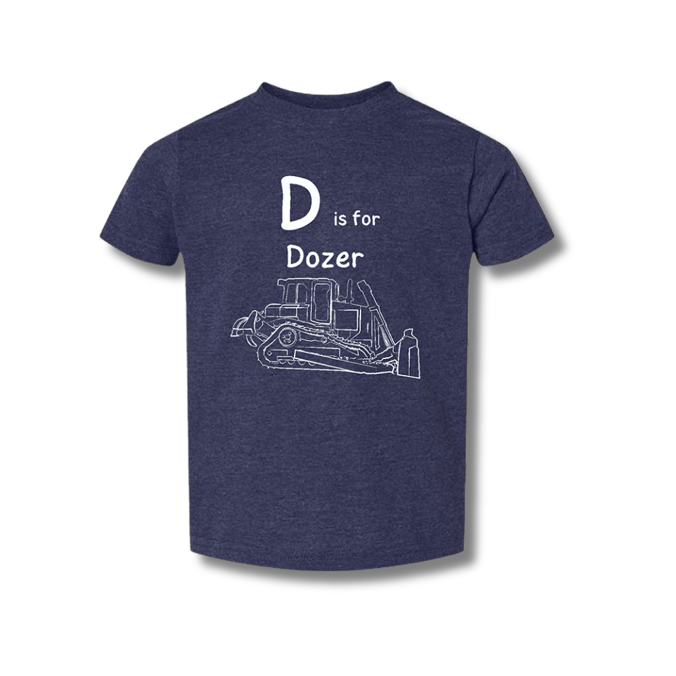 D is for Dozer - Toddler Fine Jersey T-Shirt