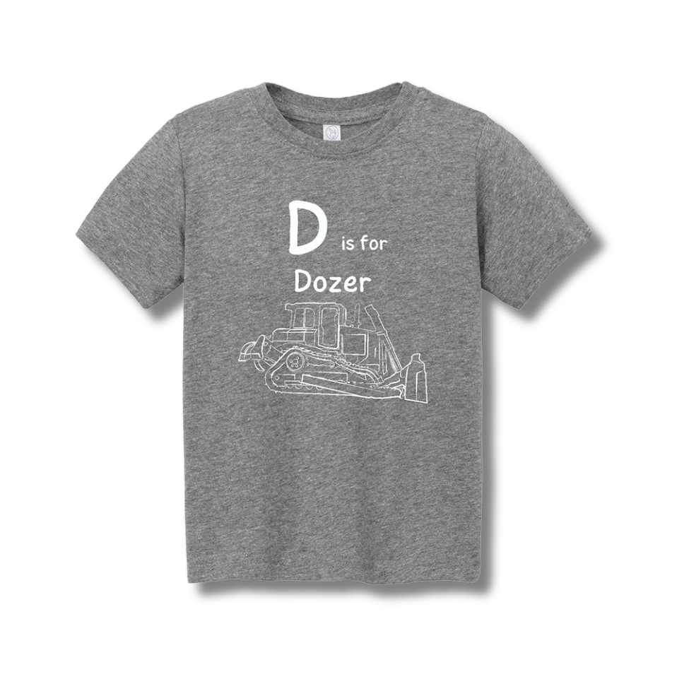 D is for Dozer - Toddler Fine Jersey T-Shirt