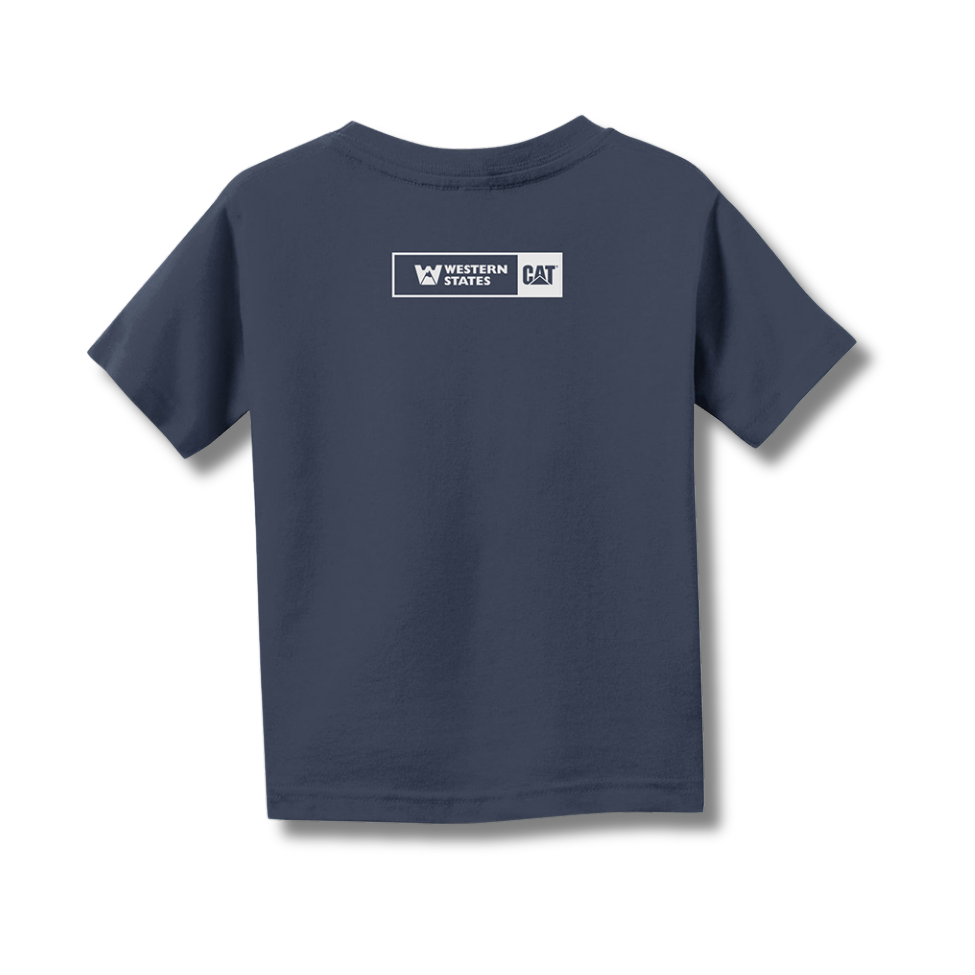E is for Excavator - Toddler Fine Jersey T-Shirt