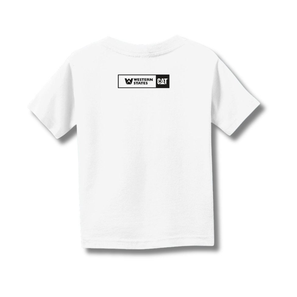E is for Excavator - Toddler Fine Jersey T-Shirt