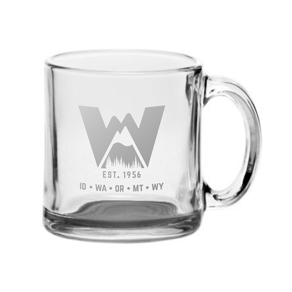 Next Gen "W" - 13 oz. Glass Mug