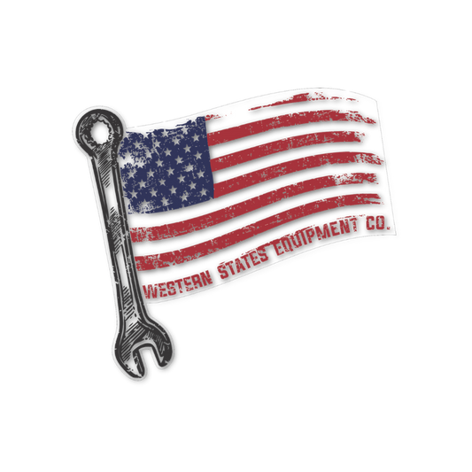 Patriotic Wrench - Decal