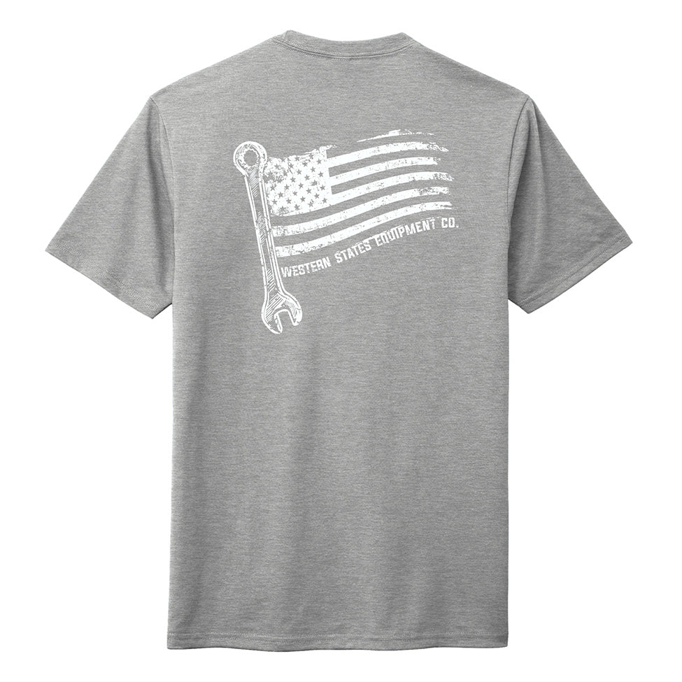 Patriotic Wrench - Unisex T-Shirt