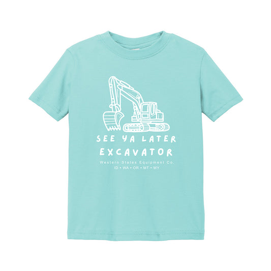 See Ya Later Excavator - Toddler Fine Jersey T-Shirt