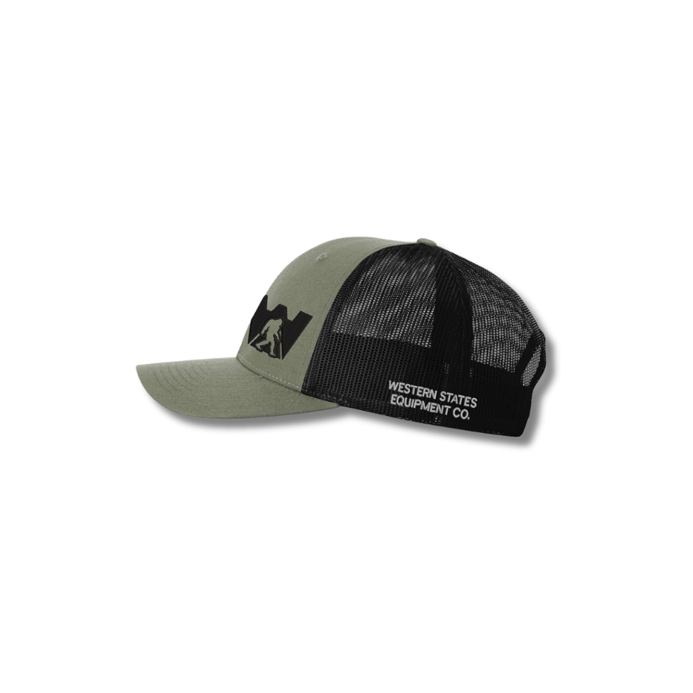 Vintage "W" Squatch  -  Low Pro Trucker Hat