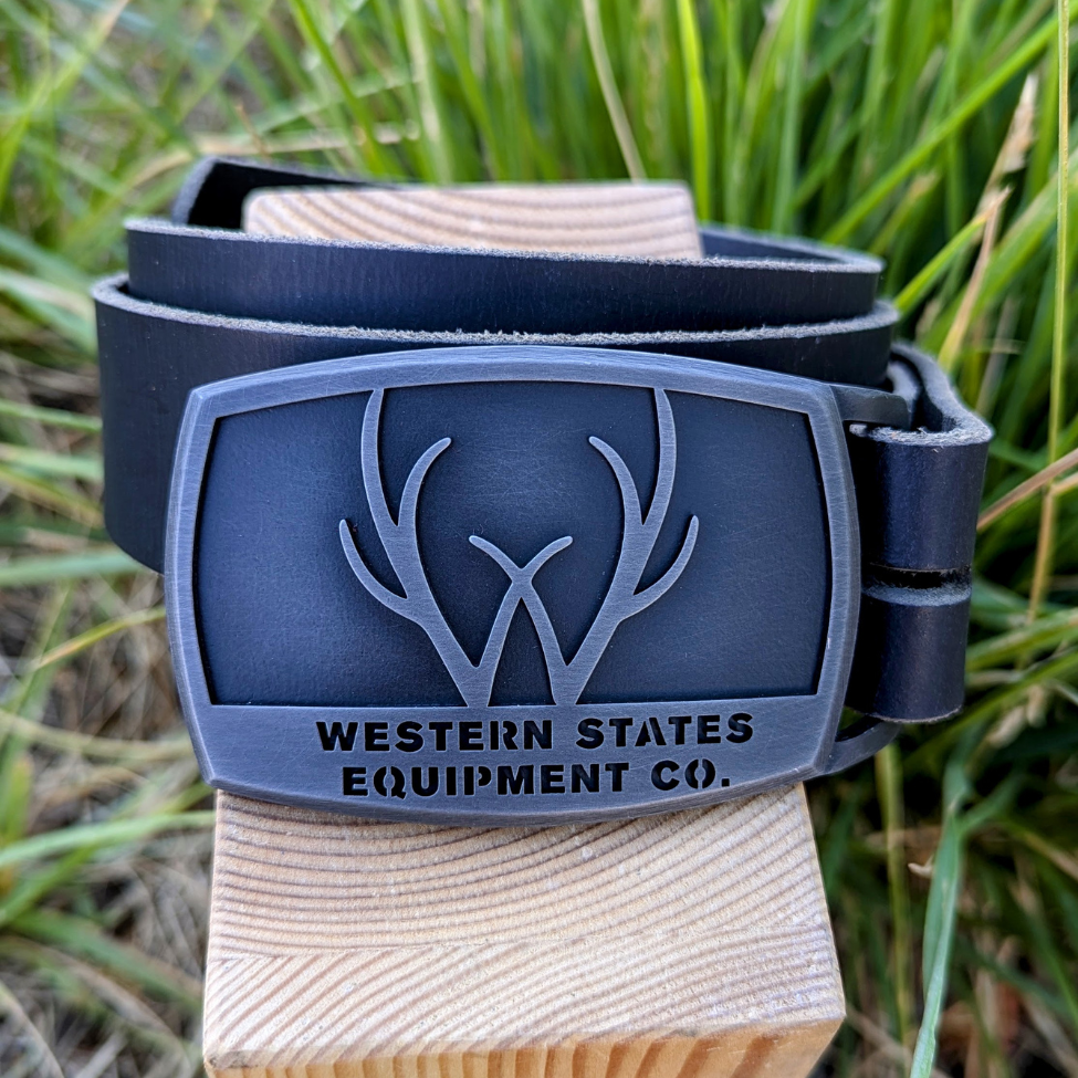 Western States Antlers - Belt Buckle