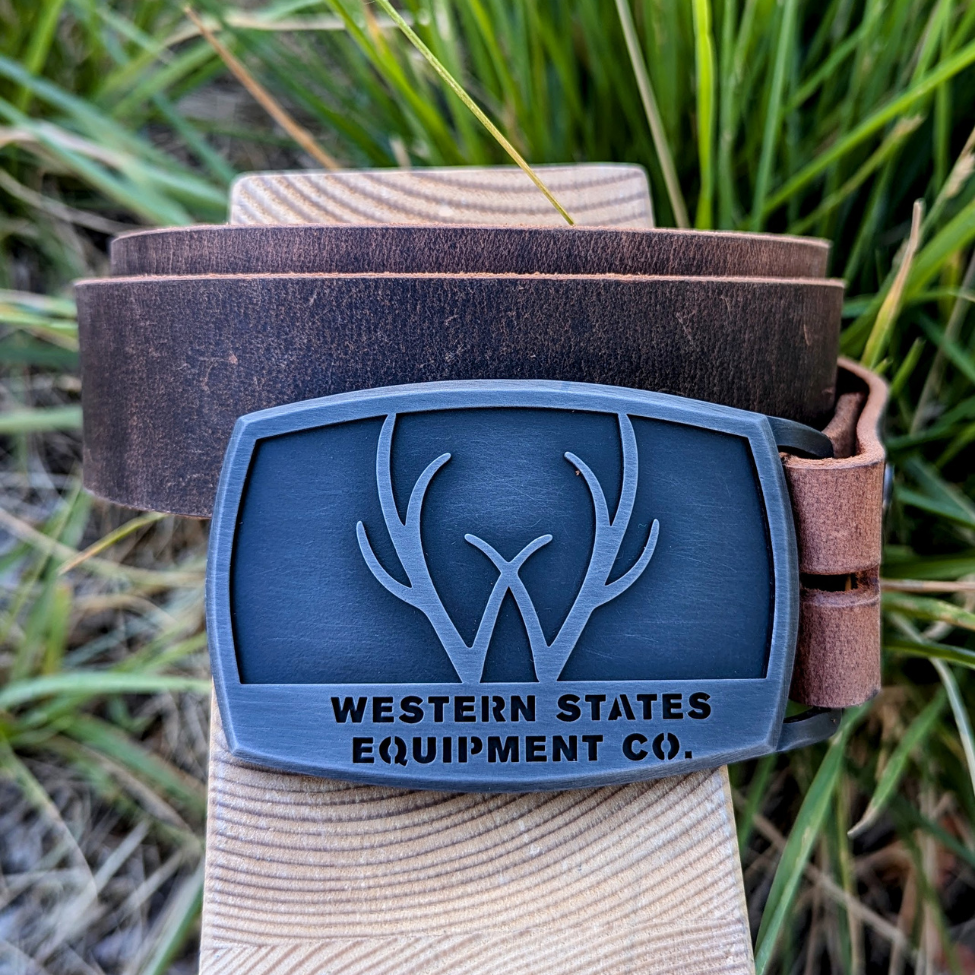 Western States Antlers - Belt Buckle