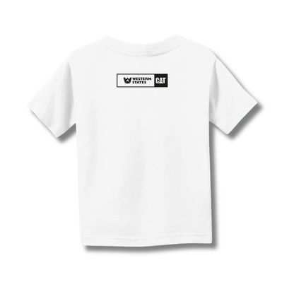 E is for Excavator - Toddler Fine Jersey T-Shirt