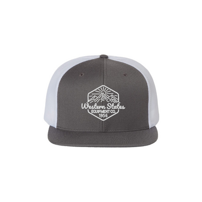 Western Sunset - Flat Bill Trucker Hat