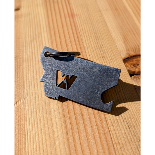 Classic "W" - Montana - Keychain/Bottle Opener