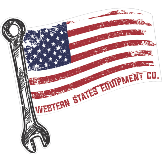 Patriotic Wrench - Decal