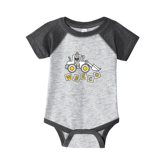 WSECO Baby Blocks - Infant Baseball Fine Jersey Onesie