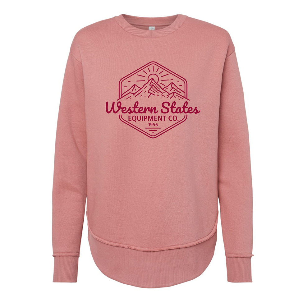 Western Sunset - Ladies Weekend Fleece Sweatshirt