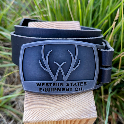 Western States Antlers - Belt Buckle