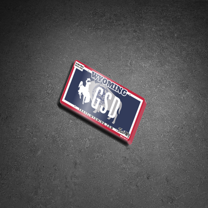 Territory License Plate Stickers