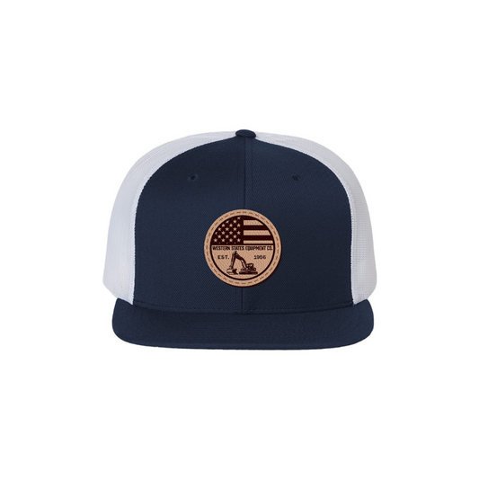 Bold Stripes  -  Flat Bill Trucker Hat